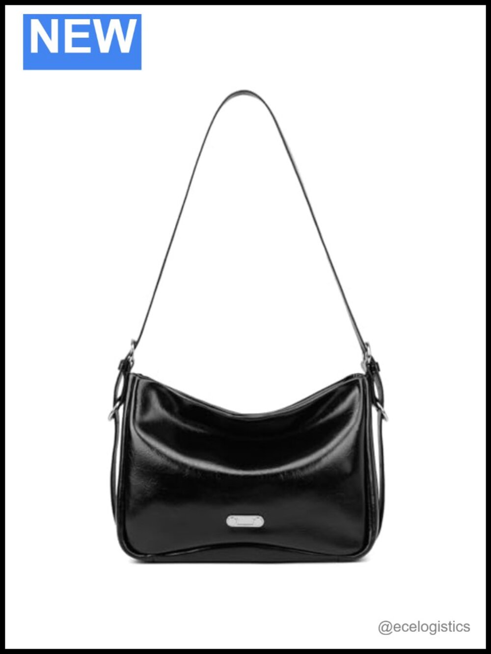 Genuine Leather Hobo Bag Women Medium Slouchy Shoulder Purse